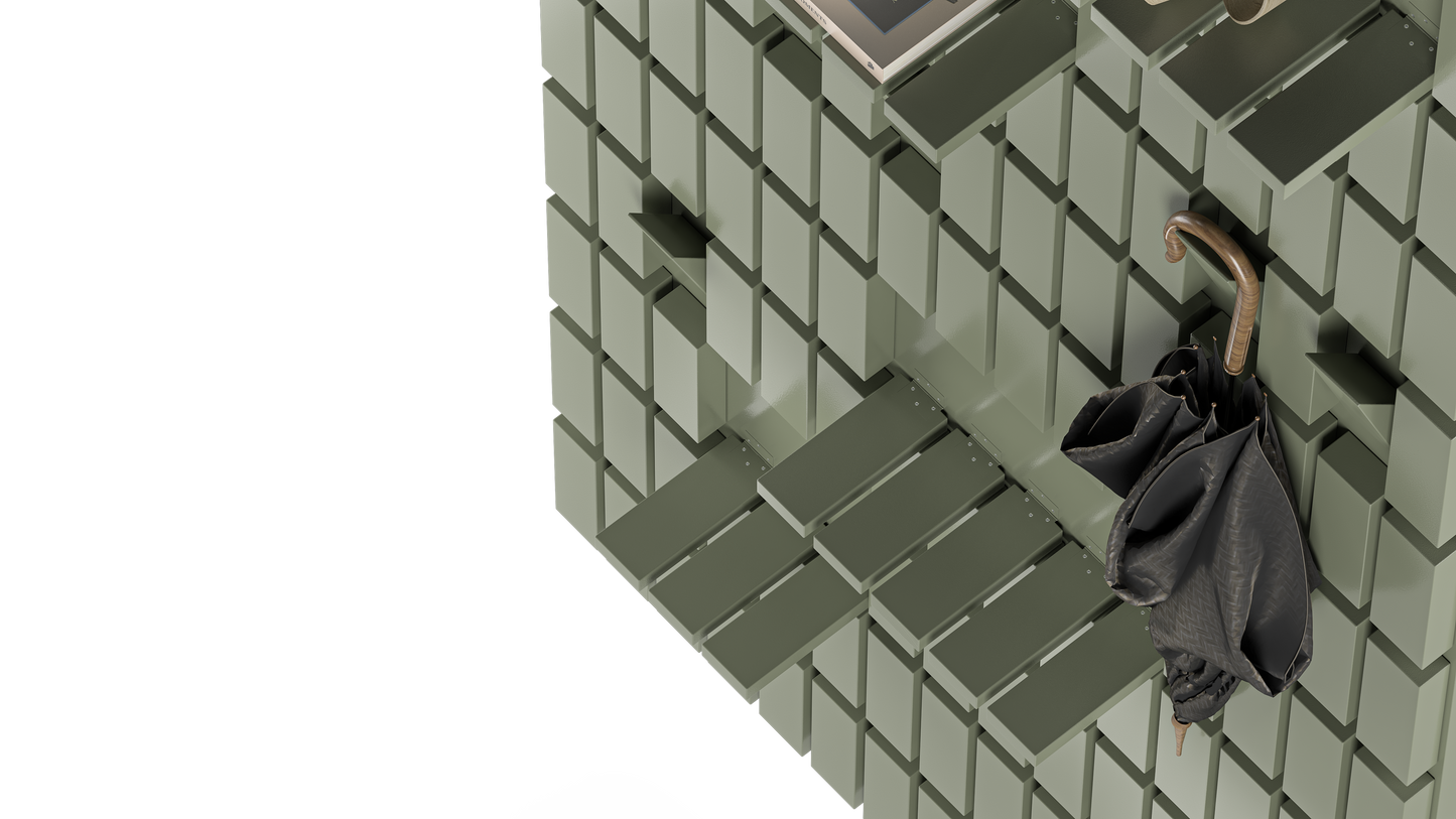 The Cling-On Shelving Unit