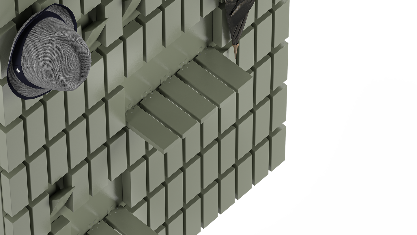 The Cling-On Shelving Unit