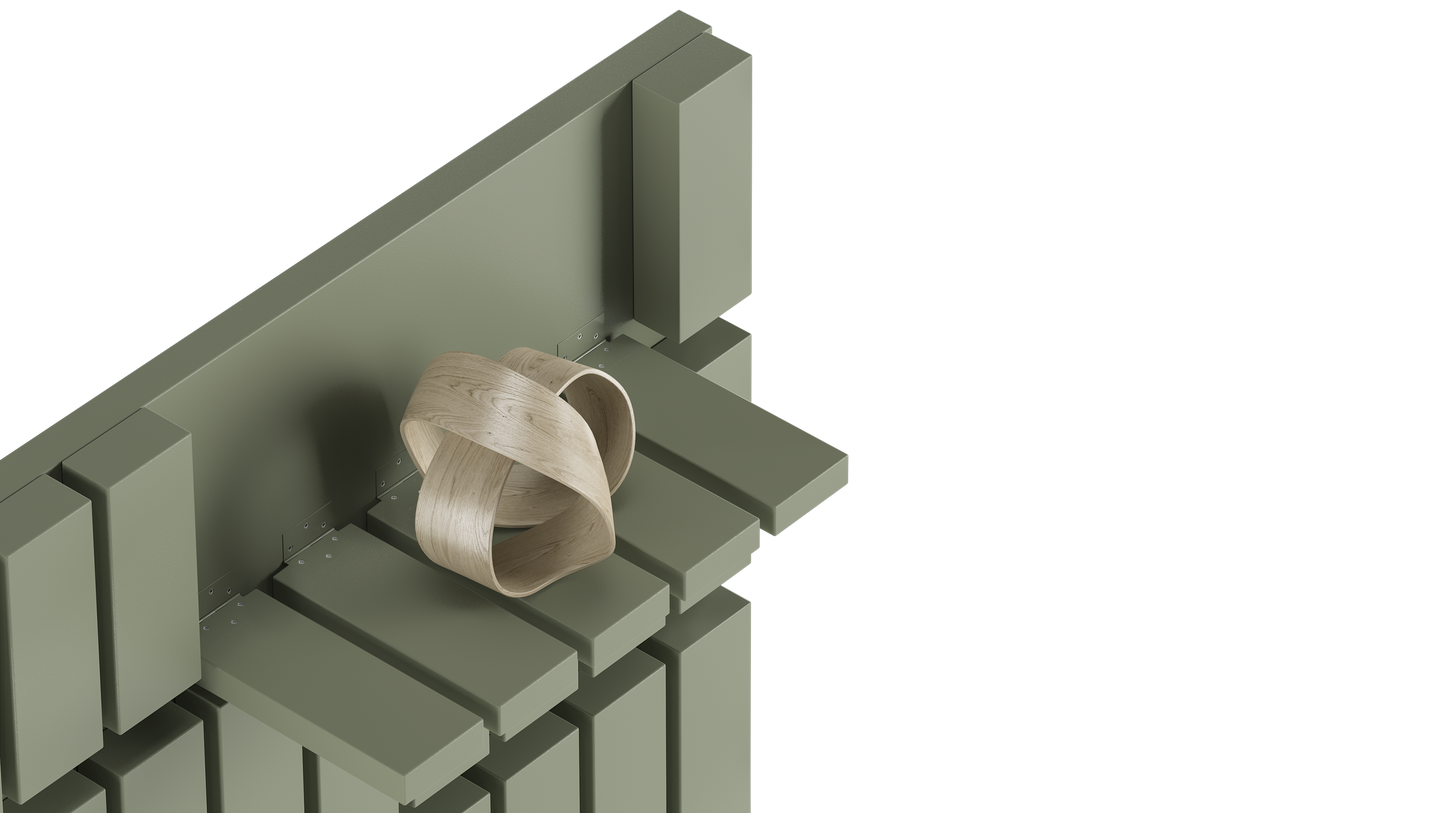 The Cling-On Shelving Unit